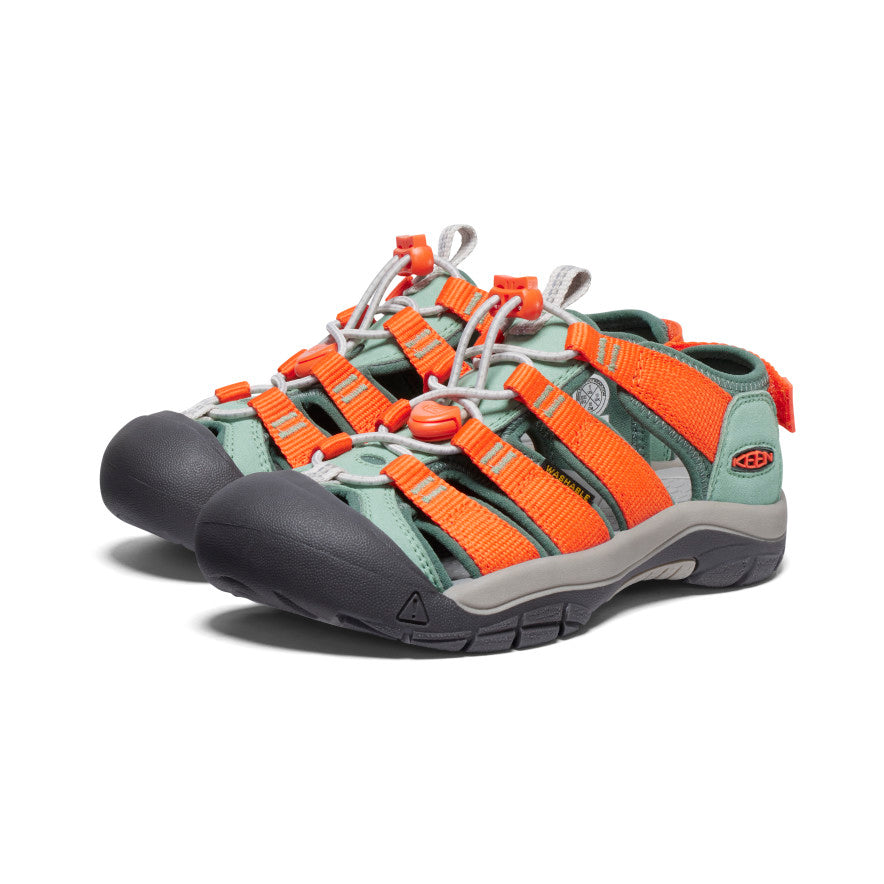Big Kids' Newport Boundless Sandal Granite Green/Scarlet Ibis