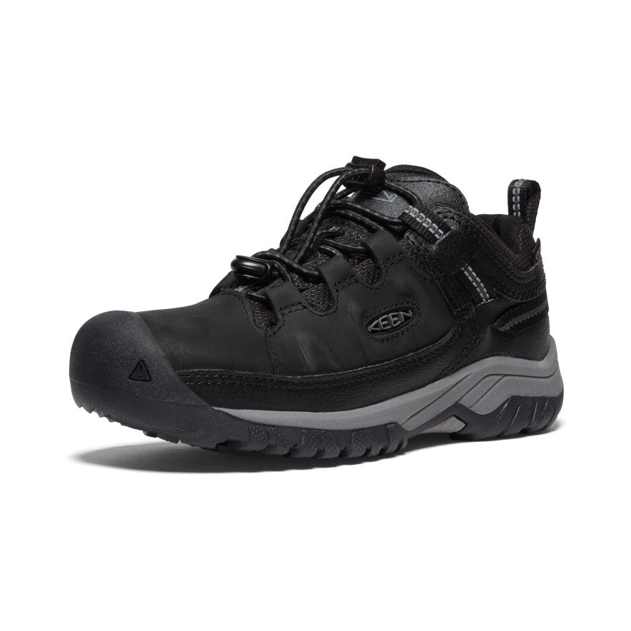 Big Kids' Targhee Waterproof Shoe Black/Steel Grey - Image 3
