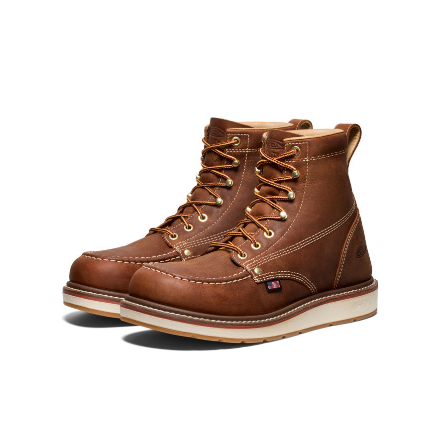 Vyriški „Liberty“ 6 colių aulinukai (minkštu priekiu) Leather Brown/Birch - Paveikslėlis 2