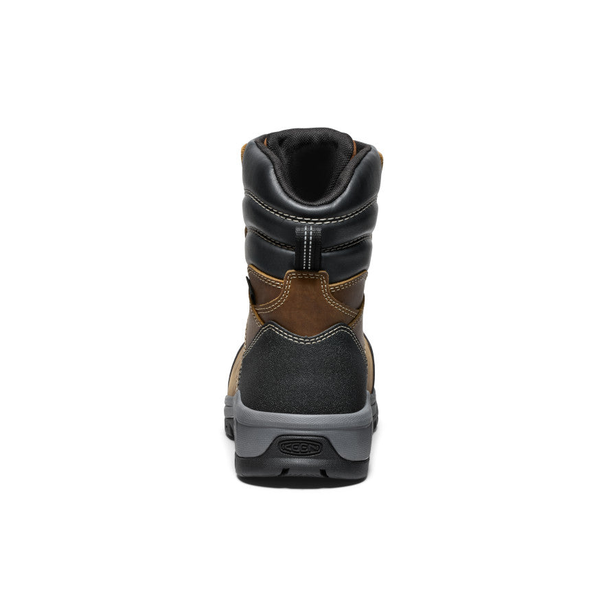 Women's CSA Evanston 8" Waterproof Boot (Carbon Toe) Bison/Black - Image 5