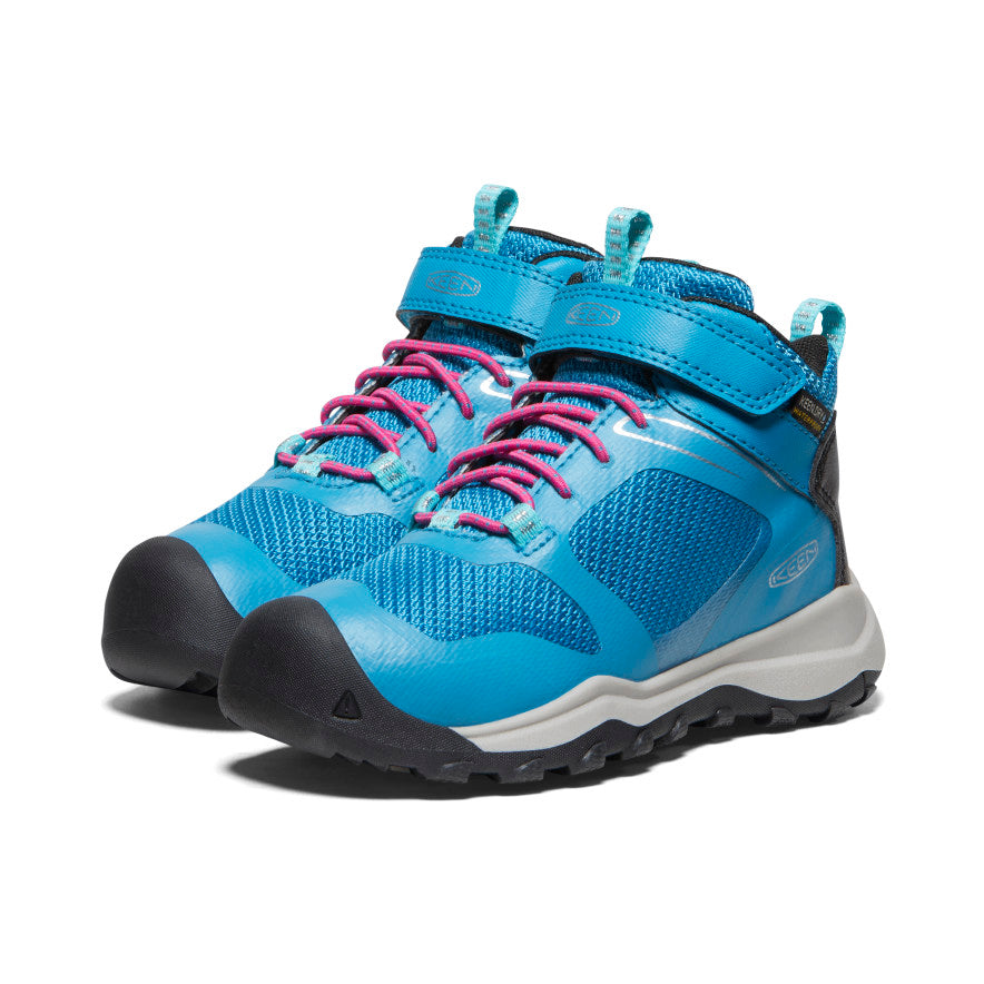 Little Kids' Wanduro Waterproof Boot Fjord Blue/Fuchsia Purple - Image 2