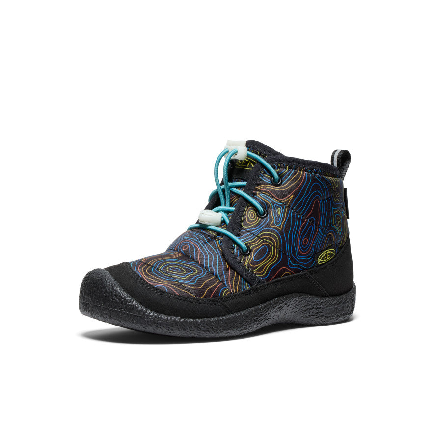 Big Kids' Howser II Waterproof Chukka Black/Reef Waters