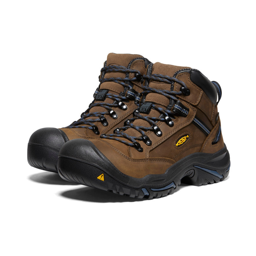 Vyriški Braddock AL Waterproof Mid (su plieniniu pirštų apsauga) Bison/Ensign Blue - Paveikslėlis 2