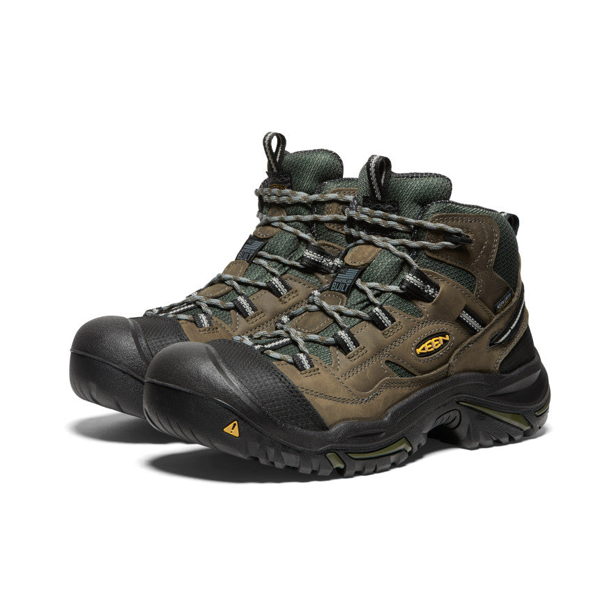 Vyriški „Braddock Waterproof Mid“ (su plieniniu pirštų dangteliu) Gargoyle/Forest Night - Paveikslėlis 2