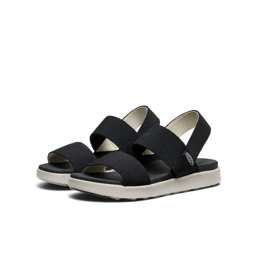 Moteriškos „Elle Backstrap Sandal Wide“ basutės Black