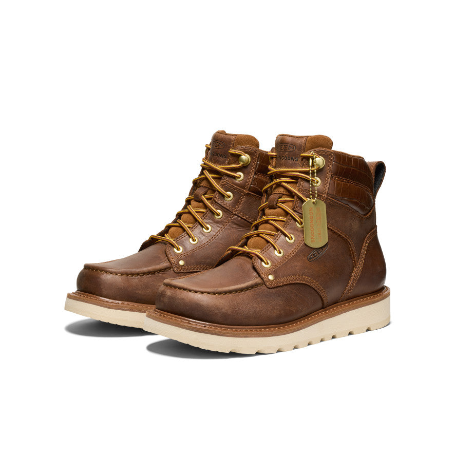 Leather Brown/Off White