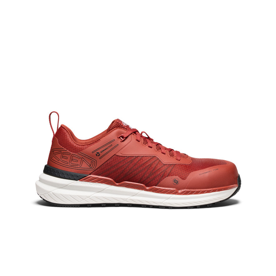 Vyriški „Speedworks“ darbo sportbačiai (anglies pluošto noselė) Red Ochre/Black