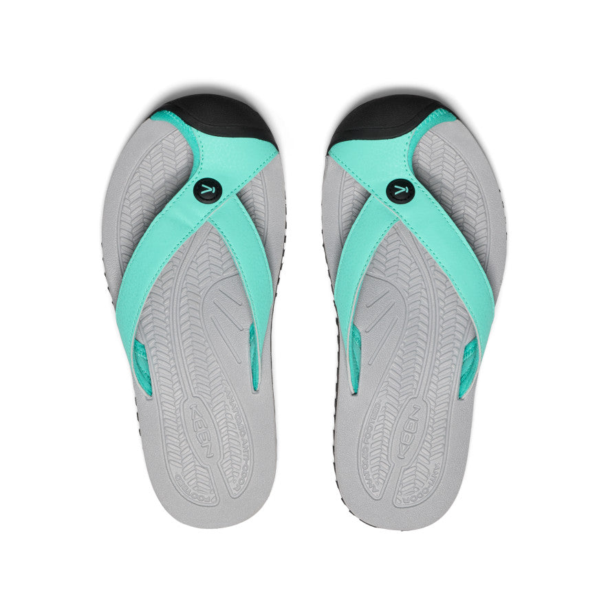Women's Barbados Flip-Flop Pool Blue/Bright Aqua - Image 4