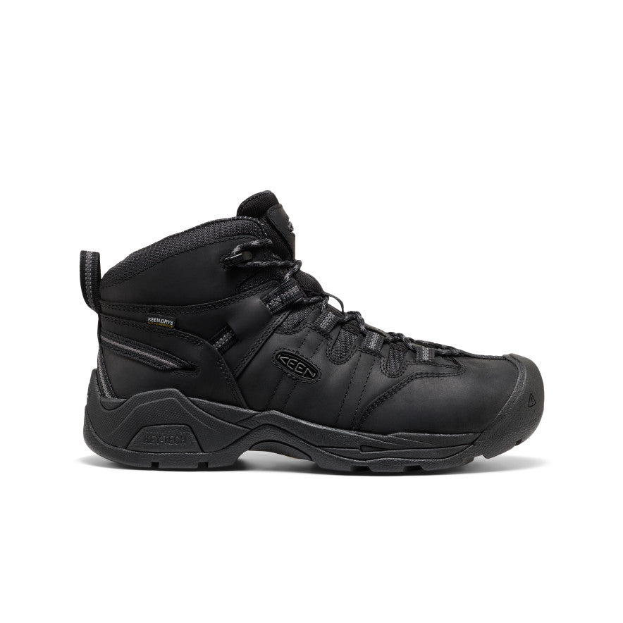 Men's Detroit XT Waterproof Boot (Steel Toe) Black/Magnet - Image 1