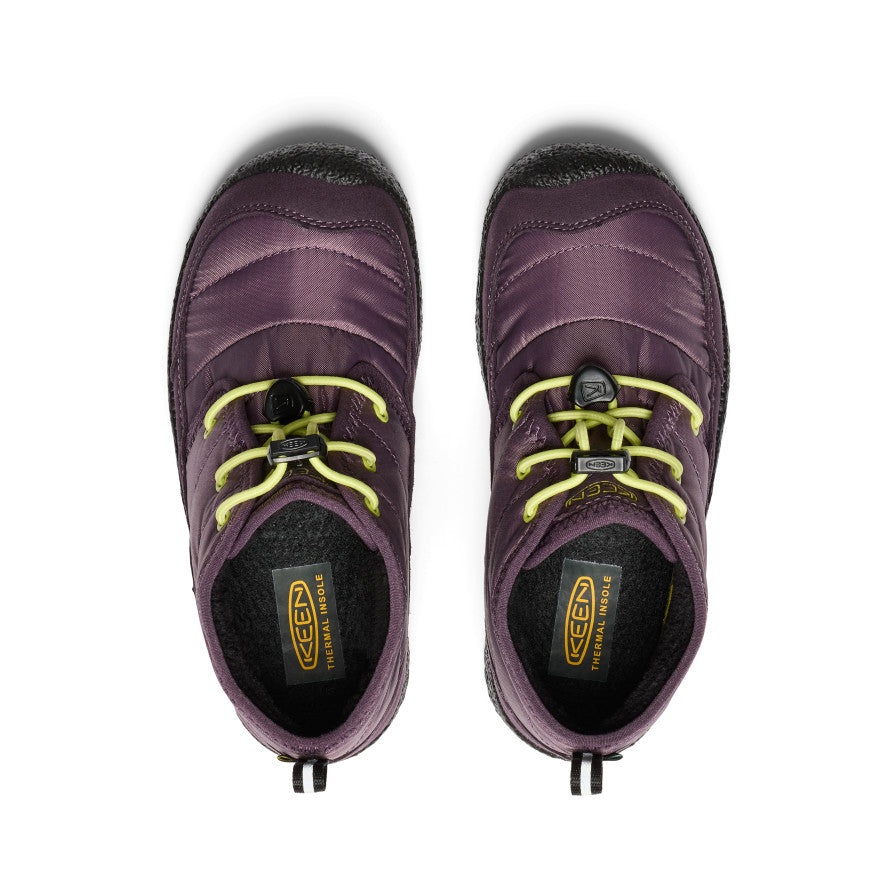 Big Kids' Howser II Waterproof Chukka Plum Perfect/Daiquiri Green