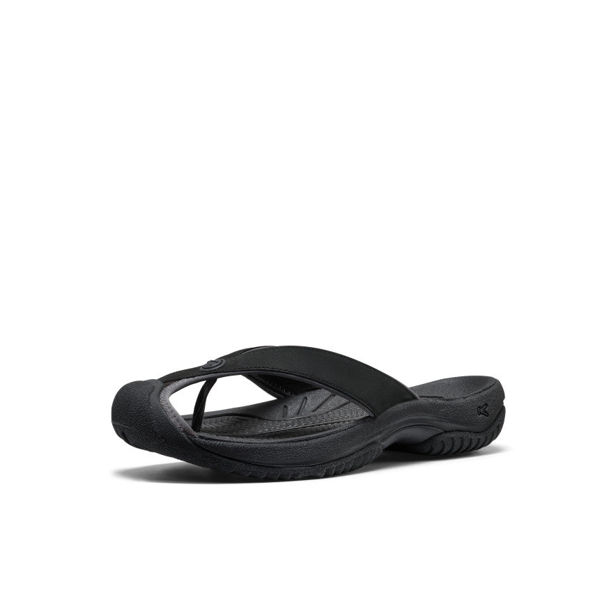 Men's Waimea Leather UNITED ARROWS Flip-Flop Ua Black/Magnet - Image 3