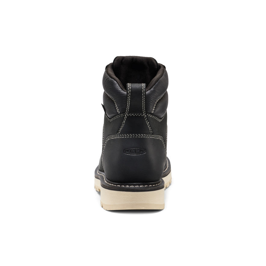 Men's Cincinnati 6" Waterproof 90° Heel Boot (Carbon Toe) Black/Sandshell