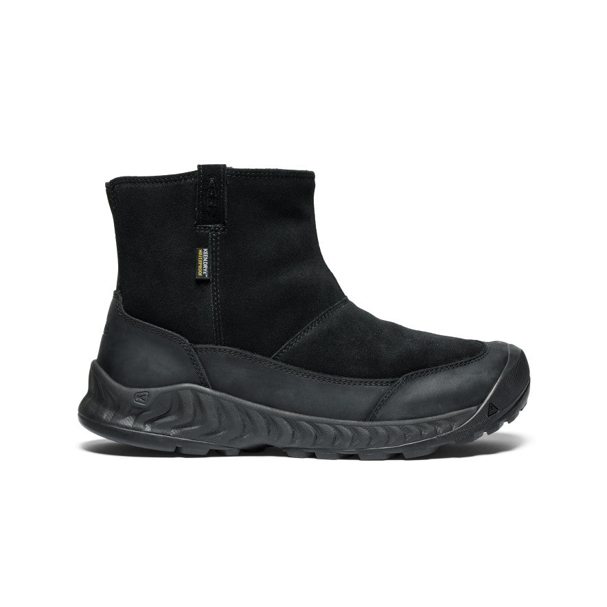 Vyriškas gobtuvas NXIS neperšlampamas odinis užtraukiamas ant kojų Black/Black