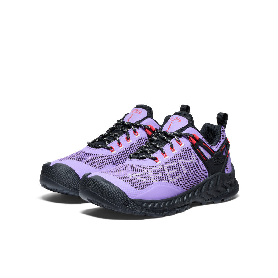 Moteriški neperšlampami batai „NXIS EVO“ Paisley Purple/Poppy Red