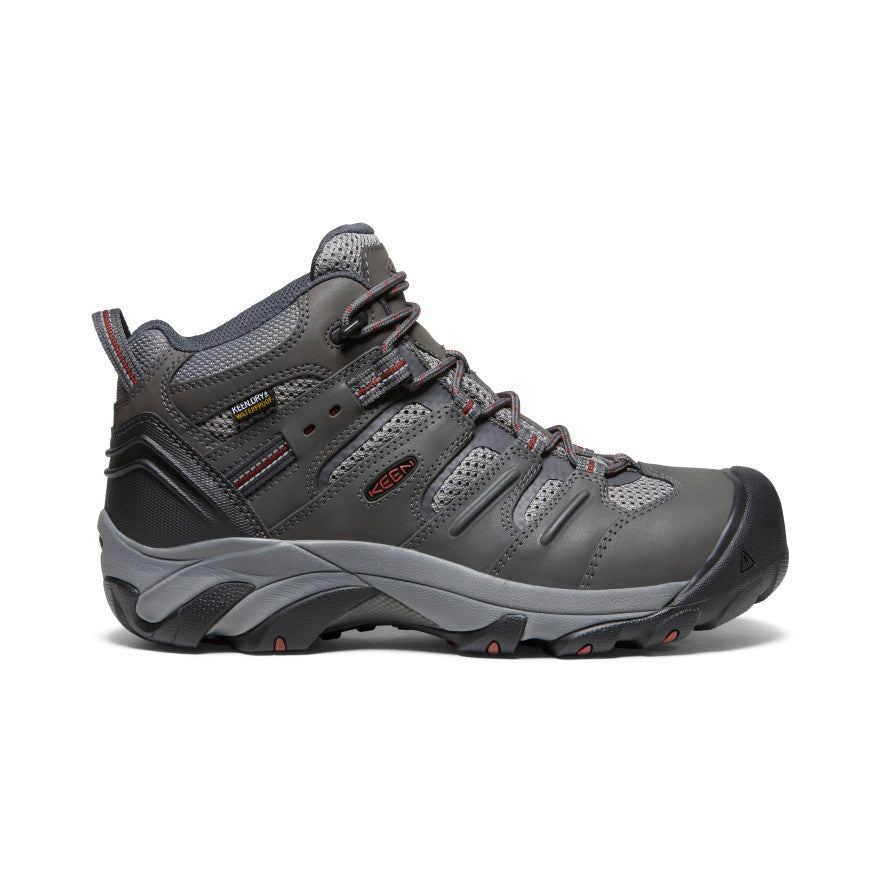 Men's Lansing Mid Waterproof (Steel Toe) Magnet/Fired Brick