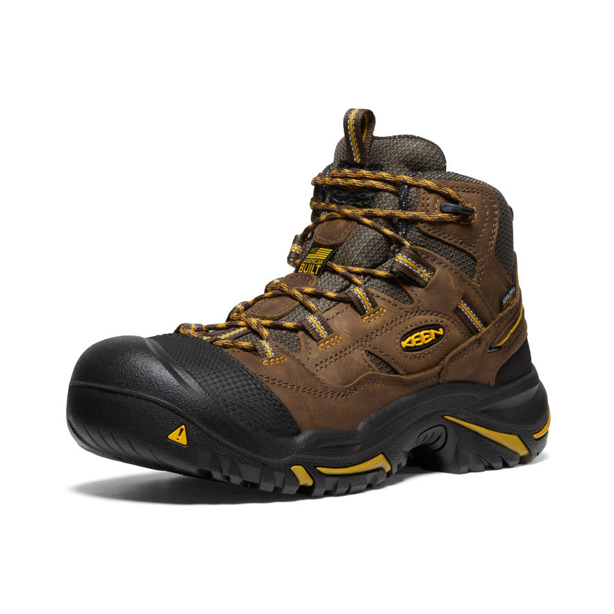 Vyriški „Braddock Waterproof Mid“ (su plieniniu pirštų dangteliu) Cascade Brown/Tawny Olive