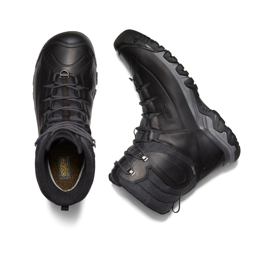 Men's Targhee High Lace Waterproof Boot Black/Raven - Image 4