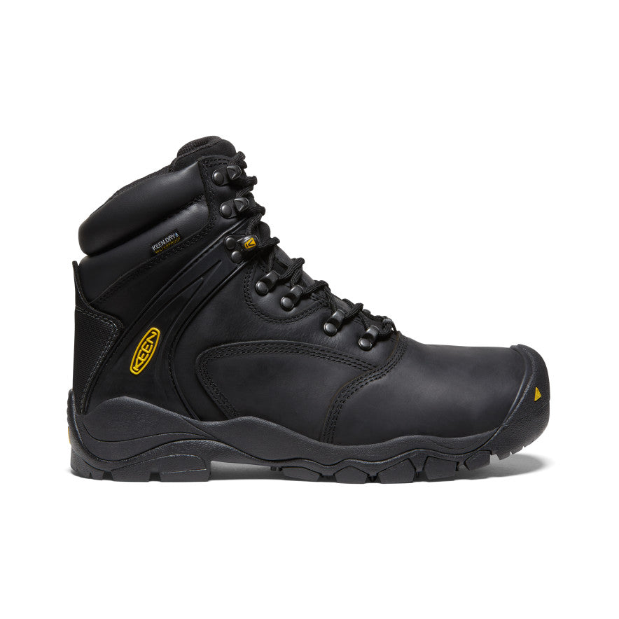 Men's Louisville 6" Waterproof Boot (Steel Toe) Black - Image 1
