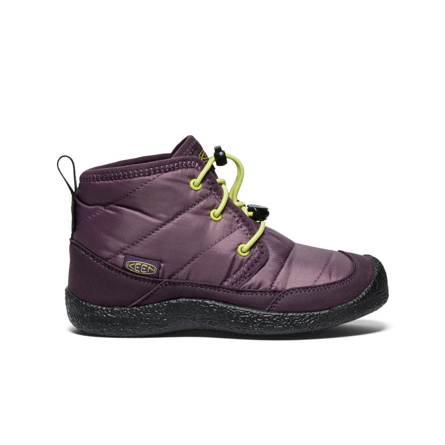 Big Kids' Howser II Waterproof Chukka Plum Perfect/Daiquiri Green