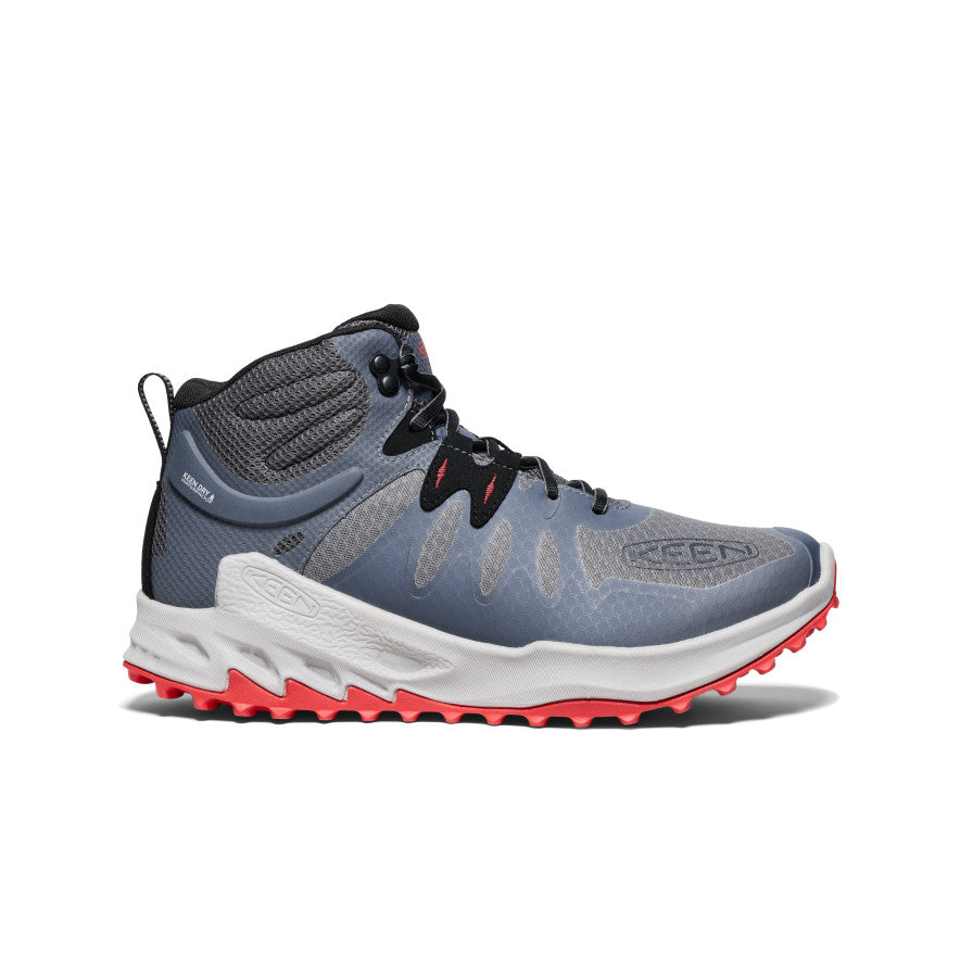 Men's Zionic Waterproof Hiking Boot Steel Grey/Poppy Red
