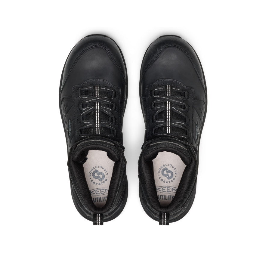 Men's Vista Energy Leather Mid Waterproof SG (Carbon Toe) Black/Black