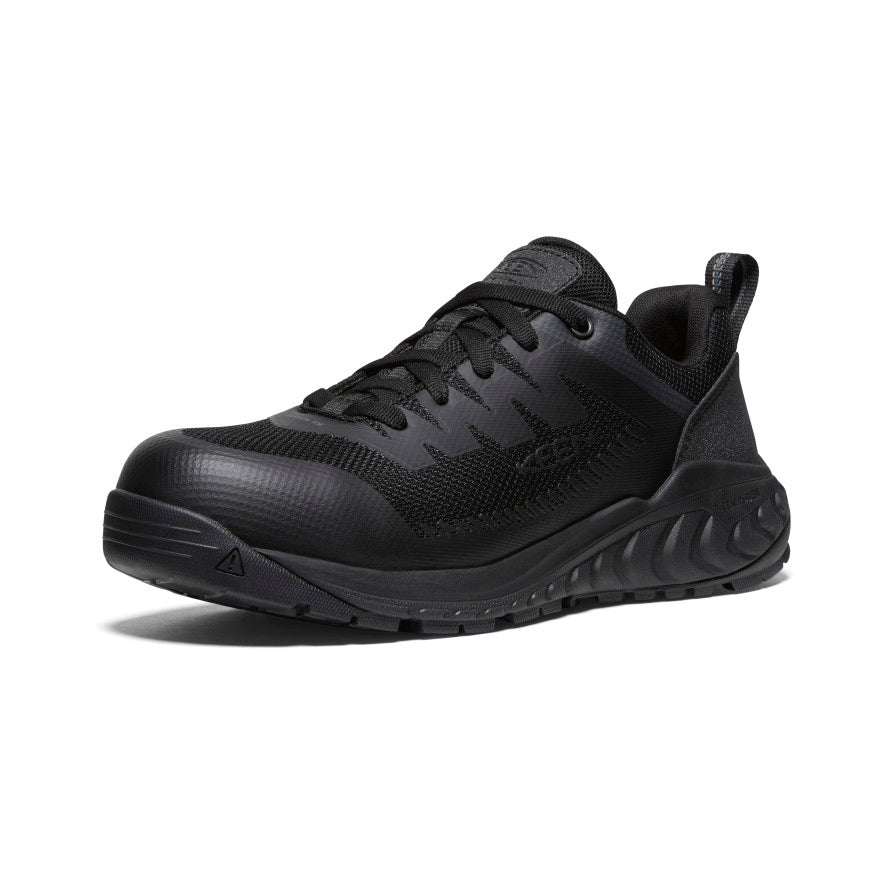 Men's Arvada ESD Work Sneaker (Carbon Toe) Black/Black - Image 3