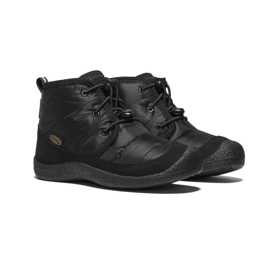 Big Kids' Howser II Waterproof Chukka Black/Black