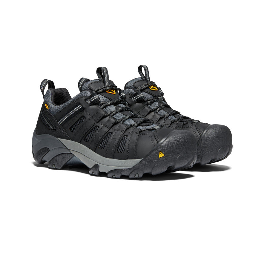 Men's Flint Low (Steel Toe) Black/Dark Shadow