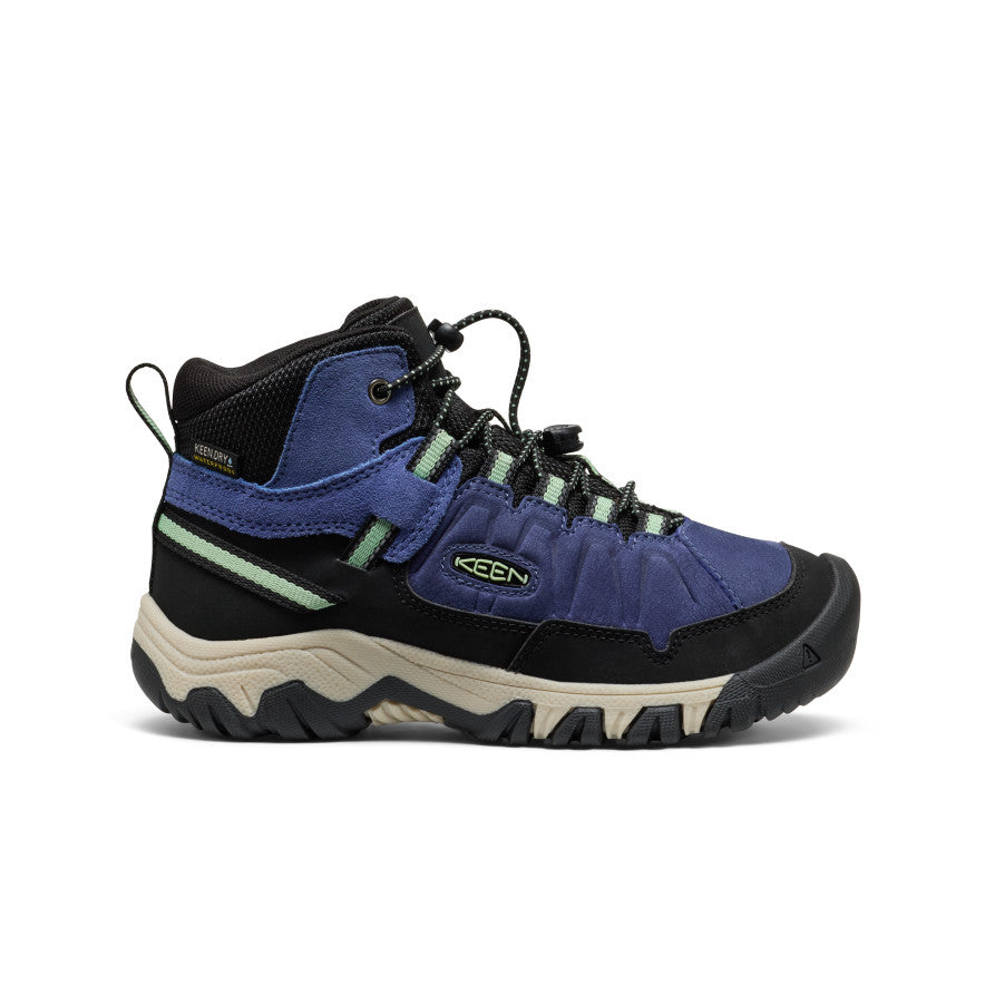 Didelių vaikų vandeniui atsparūs žygio batai „Targhee IV“ Skipper Blue/Hemlock