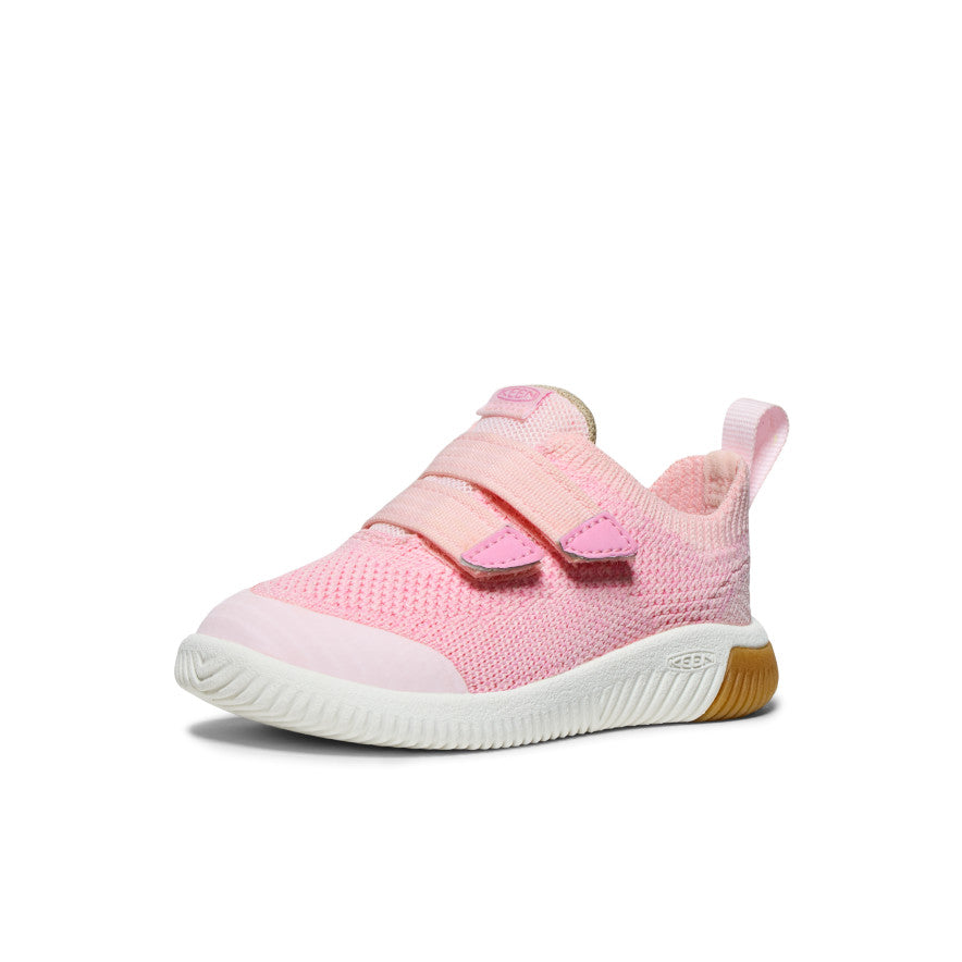 Kūdikio megzti bateliai su dvigubu dirželiu „KNX Knit Double Strap“ Giggle Pink/Moonlite Mauve - Paveikslėlis 3