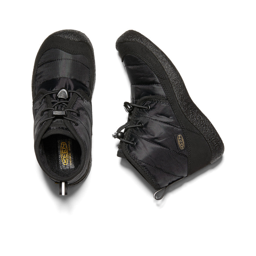 Big Kids' Howser II Waterproof Chukka Black/Black