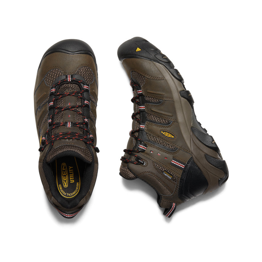 Men's Lansing Mid Waterproof (Steel Toe) Cascade Brown/Brindle
