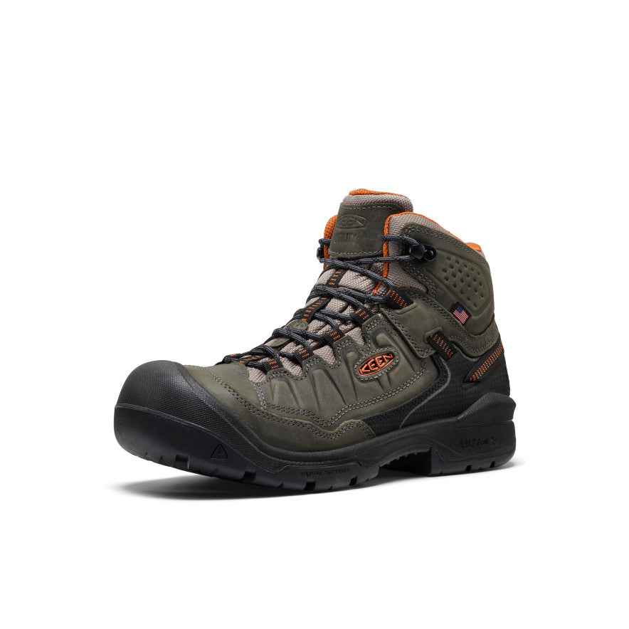 Men's Targhee IV Waterproof Work Boot (Carbon Toe) Magnet/Black