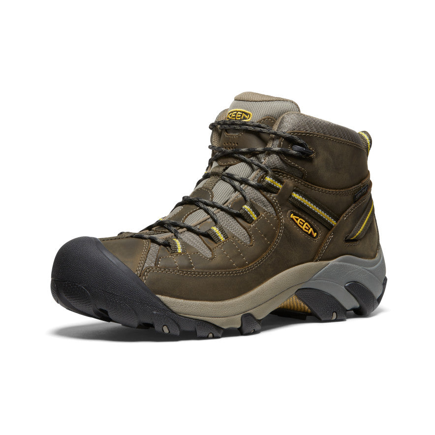 Vyriški neperšlampami žygio batai „Targhee II Mid“ Black Olive/Yellow