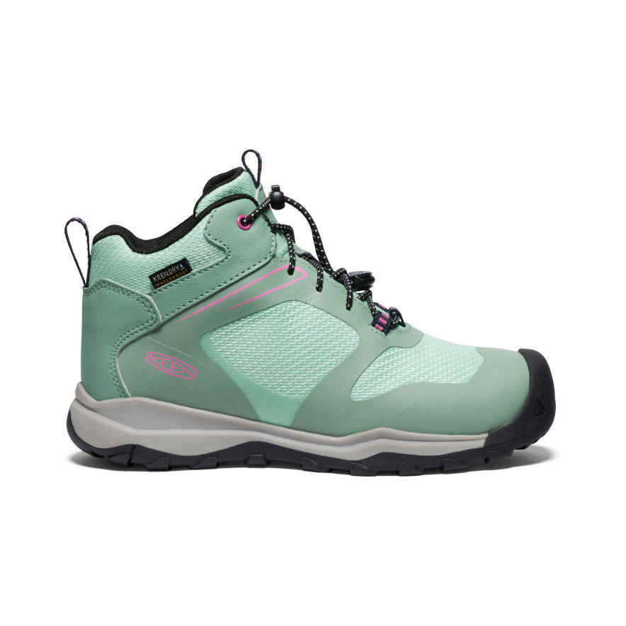 Big Kids' Wanduro Waterproof Boot Granite Green/Ibis Rose
