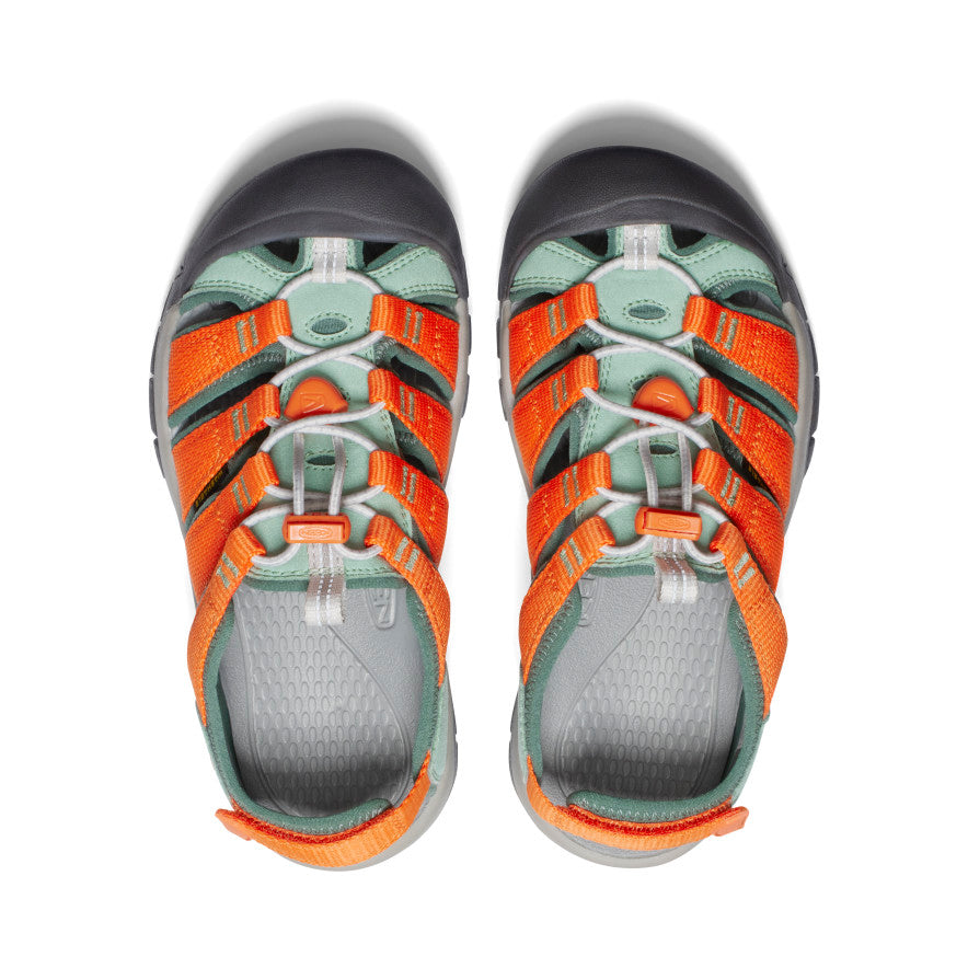 Big Kids' Newport Boundless Sandal Granite Green/Scarlet Ibis