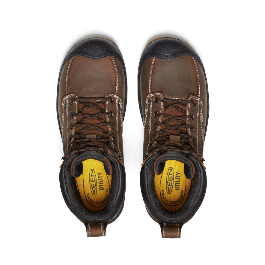 Men's Fort Wayne 6" Waterproof (Soft Toe) Dark Earth/Gum - Image 4