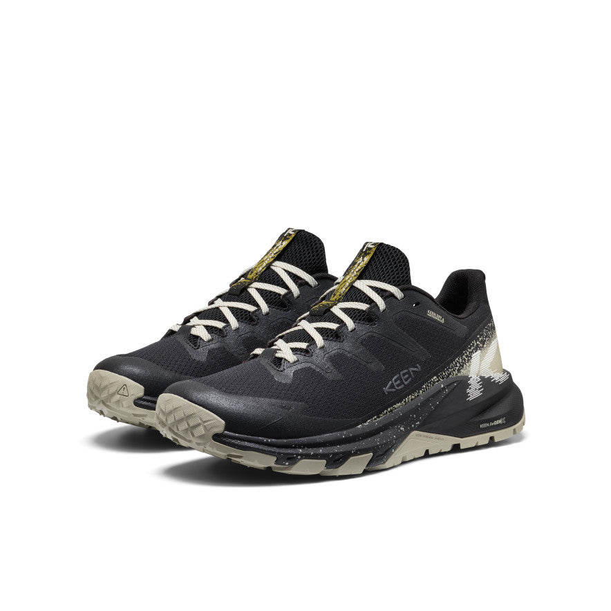 Men's Targhee Apex Wide Waterproof Hiking Shoe Black/Abbey Stone - Image 2