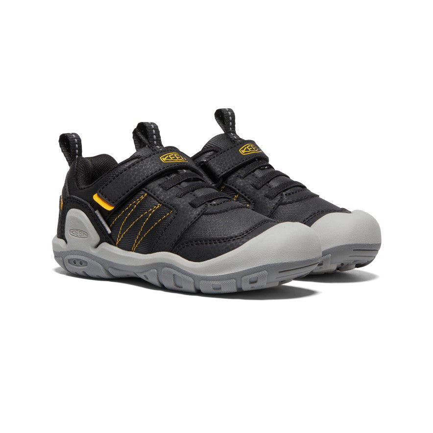 Little Kids' Knotch Peak Sneaker Black/Keen Yellow