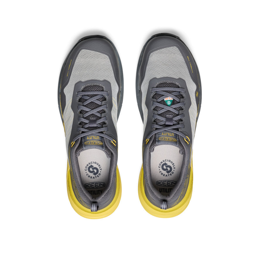 Men's CSA Speedworks Work Sneaker (Carbon Toe) Magnet/Black - Image 4