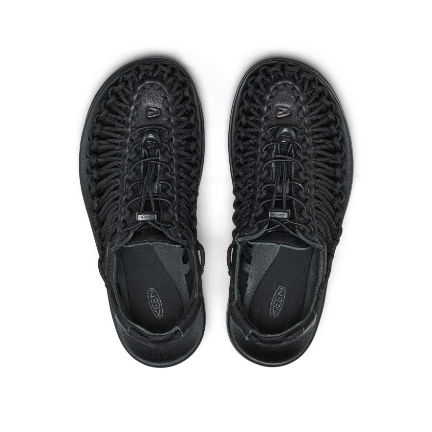 Visų lyčių „UNEEK PLT“ sportbačiai Black Smooth Lea