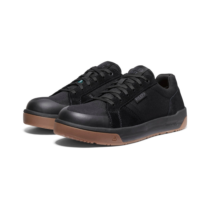 Men's CSA Kenton Work Shoe (Carbon Toe) Black/Gum - Image 2
