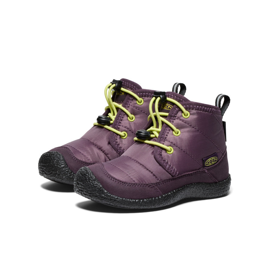 Little Kids' Howser II Waterproof Chukka Plum Perfect/Daiquiri Green