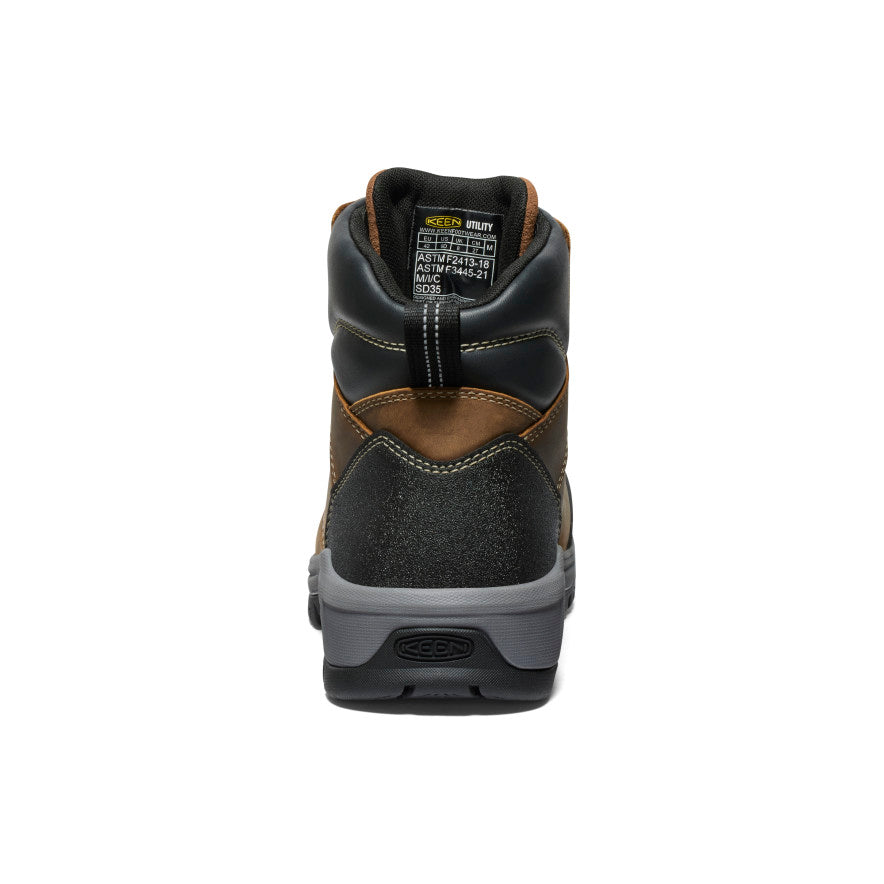 Men's Evanston 6" ESD Boot (Carbon Toe) Bison/Black - Image 5