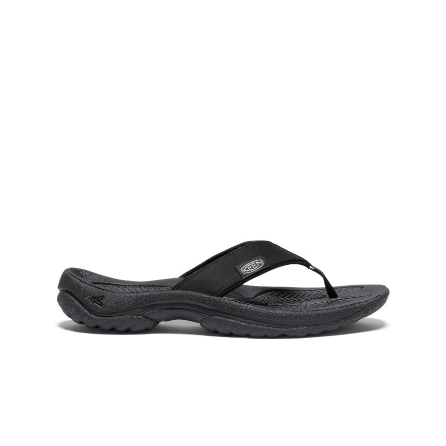 Moteriškos odinės šlepetės „Kona“ Black/Vapor