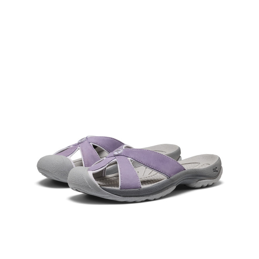Moteriškos odinės basutės „Bali“ Purple Haze/Steel Grey
