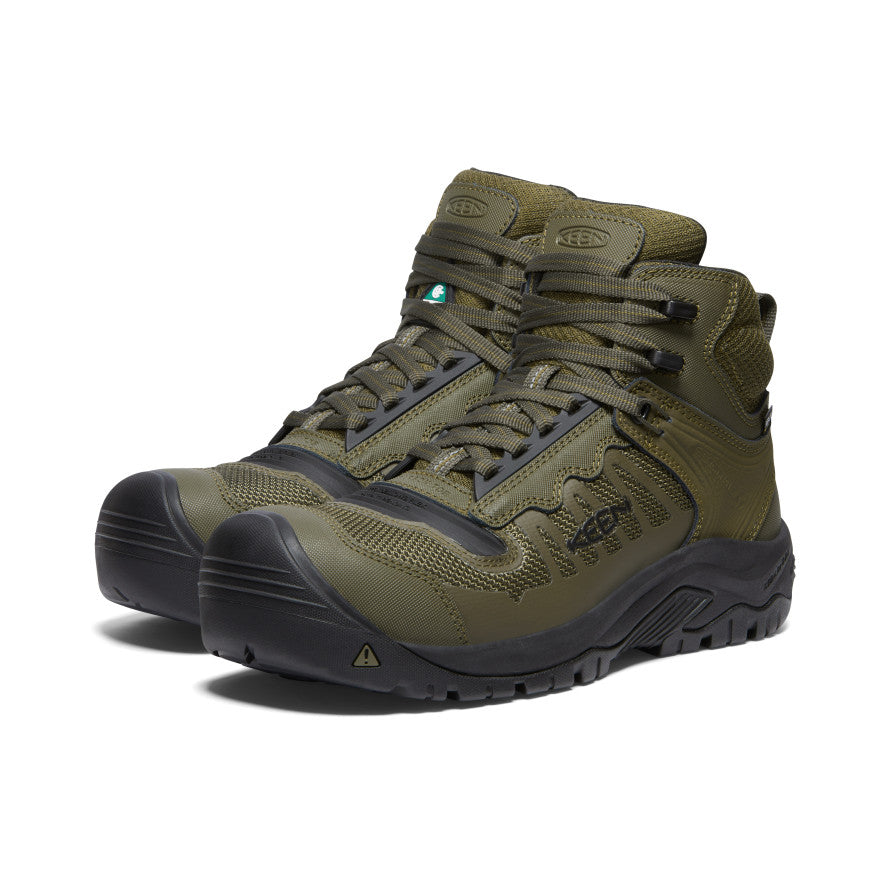 Men's CSA Reno Mid Waterproof (Carbon Toe) Dark Olive/Black