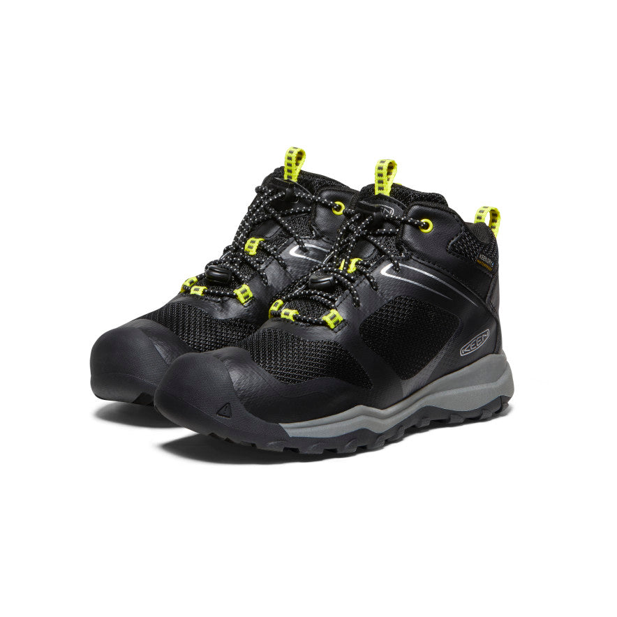 Big Kids' Wanduro Waterproof Boot Black/Silver - Image 2