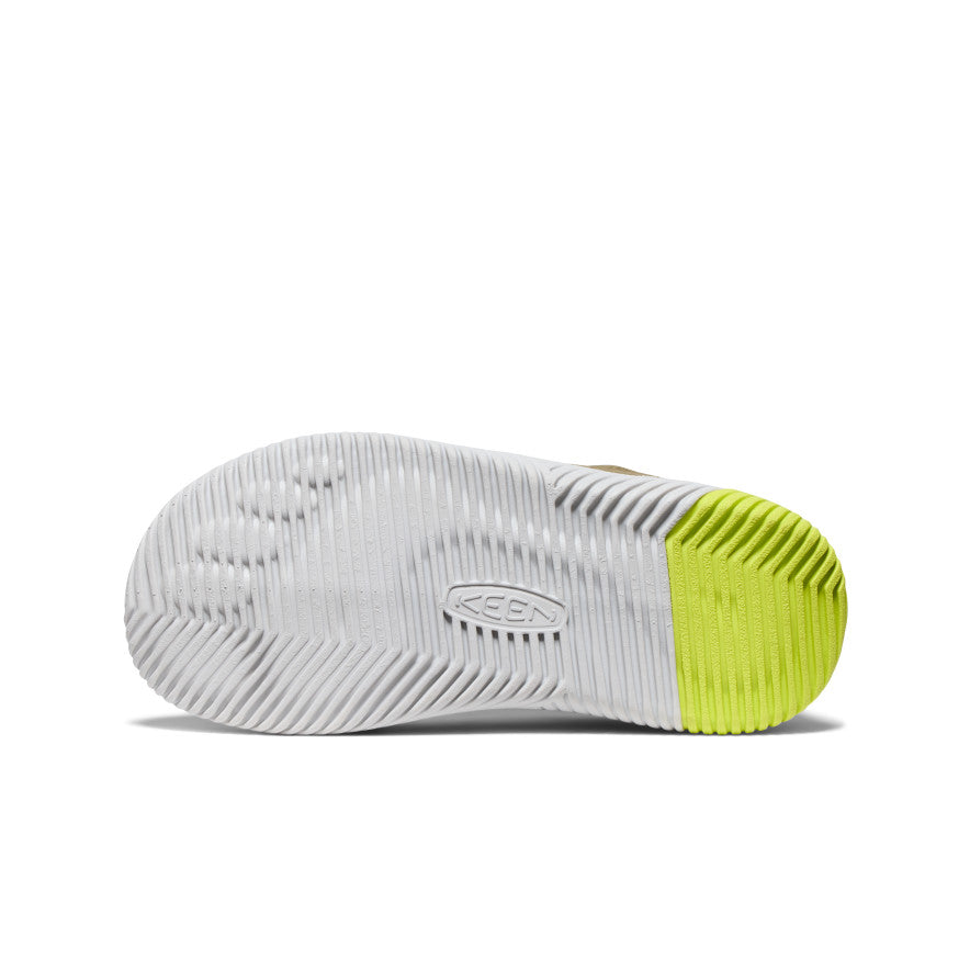 Big Kids' KNX Leather Sneaker Martini Olive/Evening Primrose