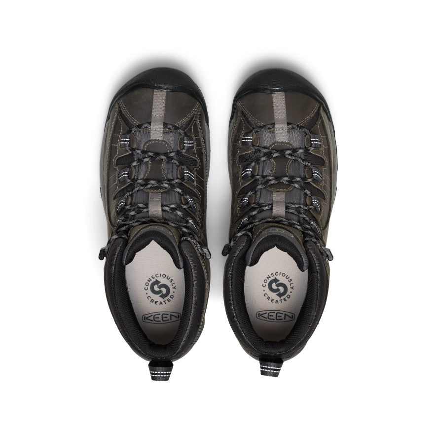 Vyriški neperšlampami žygio batai „Targhee II Mid“ Steel Grey/Black